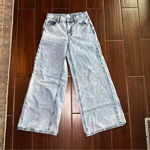 BDG Urban Outfitters Women’s A-Wide Jeans Light Wash Size 27 x 31″ Inseam